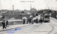 04  0,0 Cambrésis Cambrai Pont Michelet Voie du Cambrésis Coupe Celle du Tramway