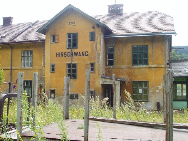 Le BV originel de la gare d'Hirschwang