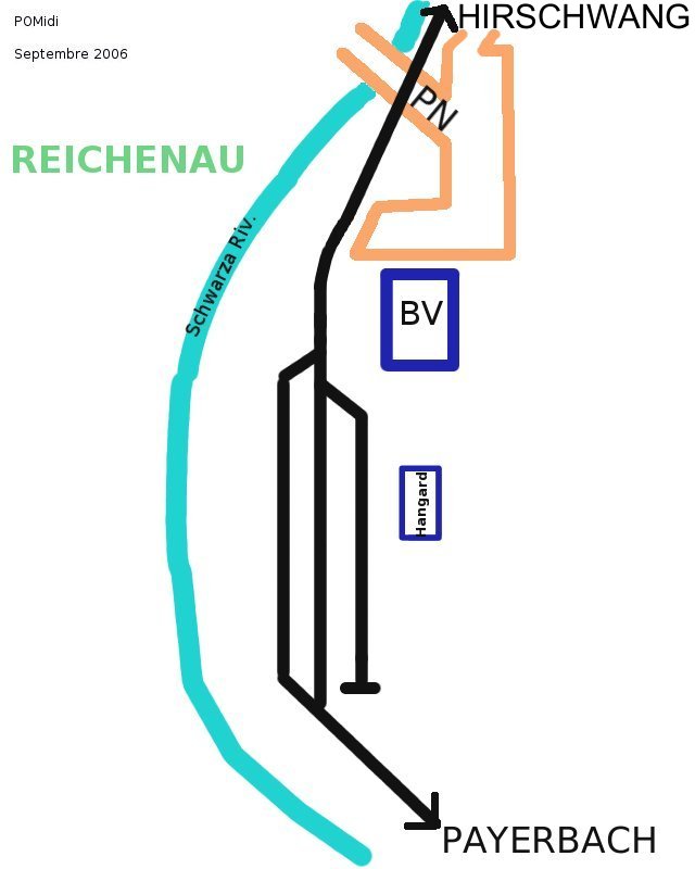 Schéma de la gare de Reichenau