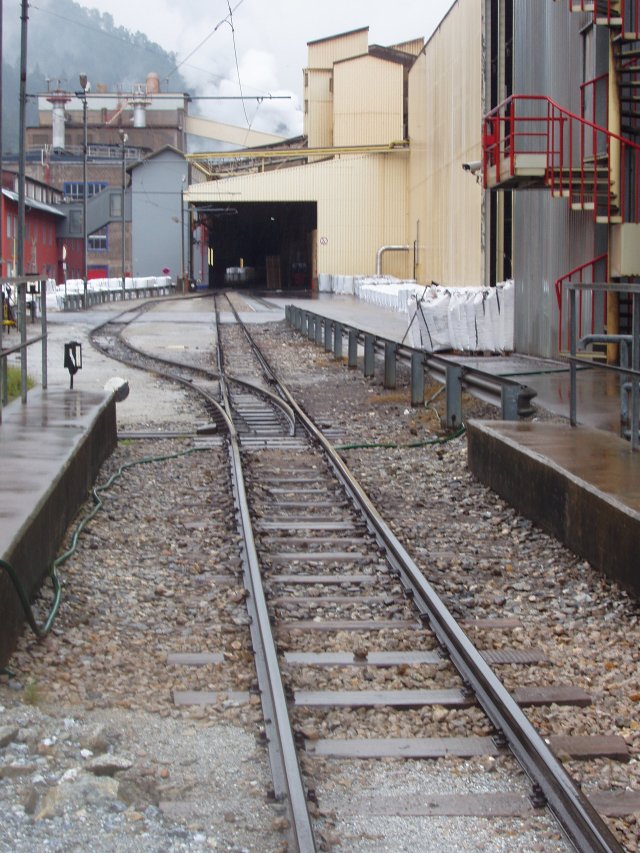 Le terminus actuel: l'usine de Breitenau St-Erhard