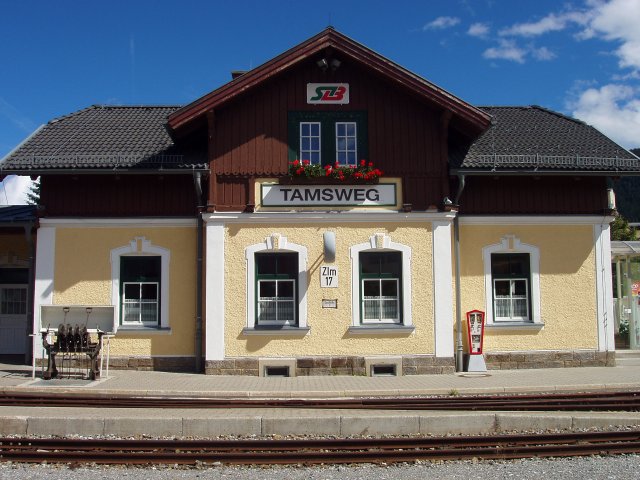 Le BV de la gare de Tamsweg