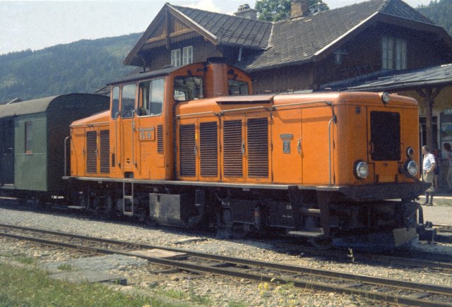 La VL 16 à vient d'arriver à Mauterndorf en 1971