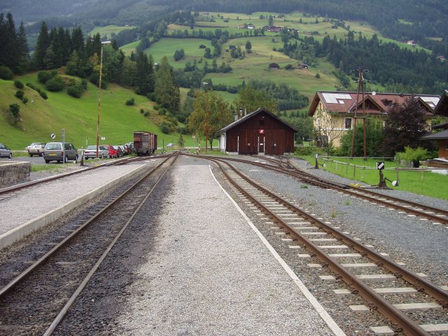 La gare de Krimml vu coté Zeel am See