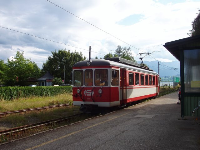 La Gare de Gmunden Seebahnof vue coté lac