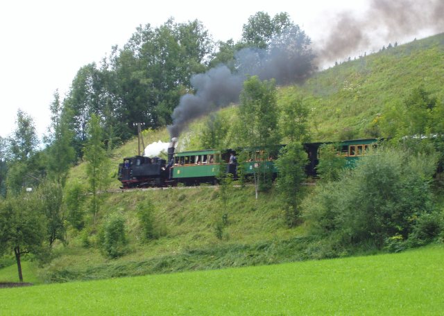 Le vapeur du 15 Auoût sur l'Ybbstalbahn