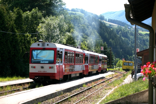 Gstadt: départ d'une formation triple de 5090 pour Waidhofen formée en gare